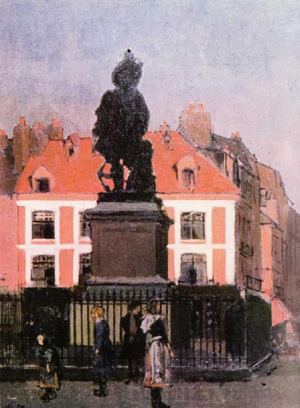 Walter Sickert The Statue of Duquesne, Dieppe